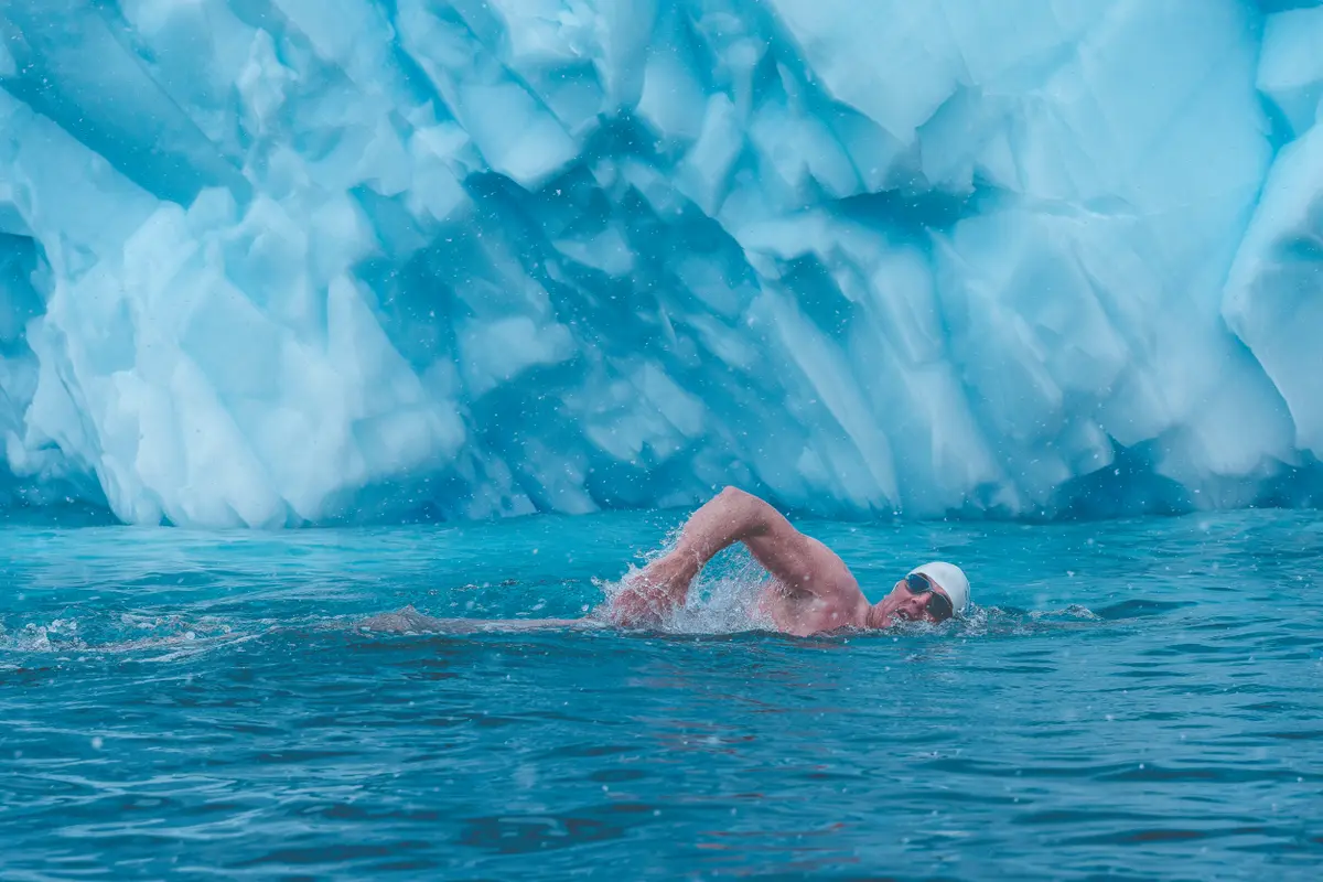 O nadador e as mudanças climáticas