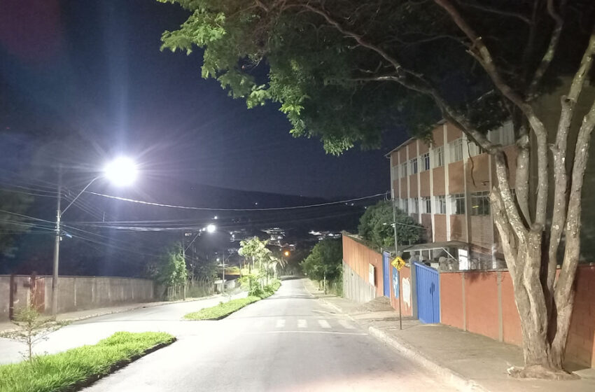  Mais de 80% de João Monlevade já conta com iluminação em LED