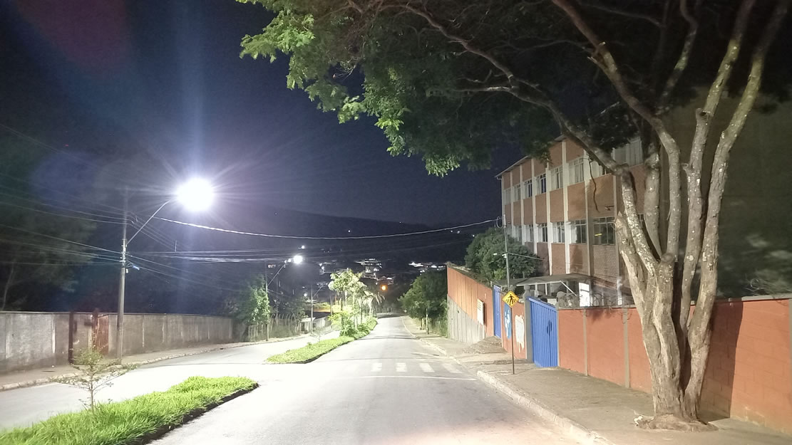 Mais de 80% de João Monlevade já conta com iluminação em LED