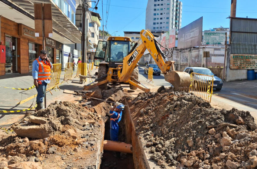  Obras de instalação dos interceptores da ETE Carneirinhos seguem com novo cronograma