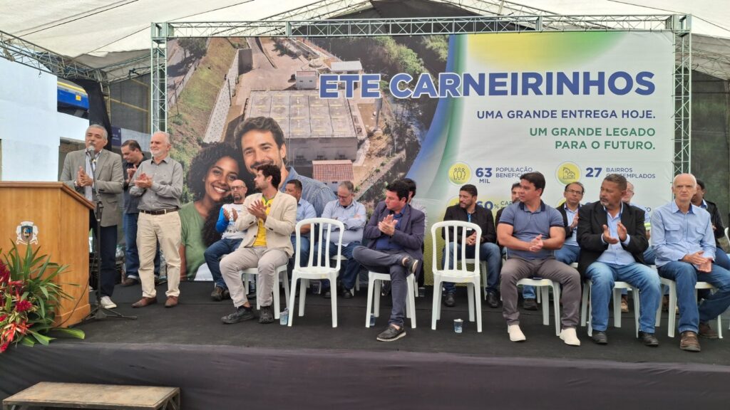 Dia histórico: ETE Carneirinhos é inaugurada e inicia tratamento do esgoto de Monlevade