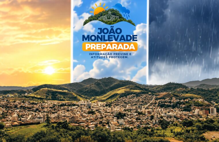 Prefeitura lança campanha “João Monlevade Preparada” com orientações sobre eventos climáticos